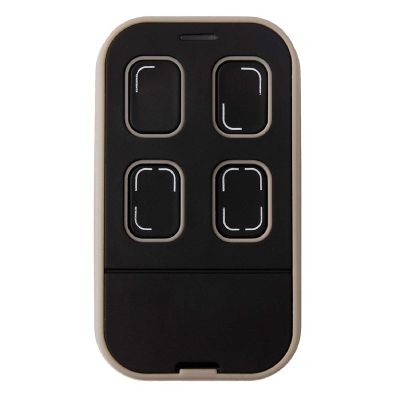 XIHADA Universal Garage Door Remote Universal Gate Remote Control Cloning Homelink Programmable Learning 4-Button Multi Frequency 280MHZ-868MHZ (1, Black with Grey) - Image 1